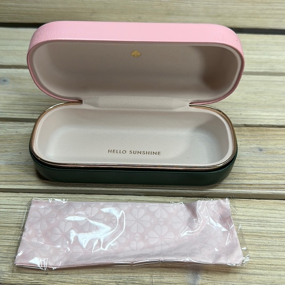 Kate Spade Glasses/Sunglasses Case (pink and green) - Picture 3 of 11